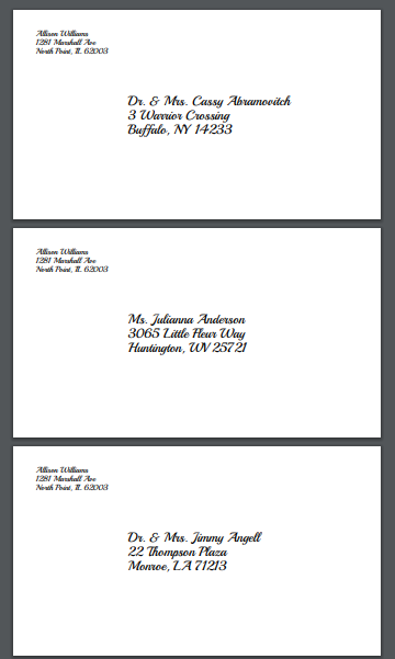 Envelope PDF file
